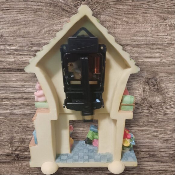 Decorative "Sweet Home" cow Family Mantel Clock Figurine - Picture 11 of 11